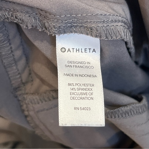 ATHLETA Midtown Ankle Pants Women’s Plum Purple Size 14 Style 297748-10 - Picture 7 of 8